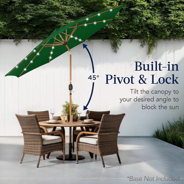 best choice products solar led lighted patio umbrella 10ft Offset Cantilever Hanging Market Umbrella, 8 Sturdy Ribs, Easy Adjustment Looking for superior shading Best Choice products 10ft Deluxe