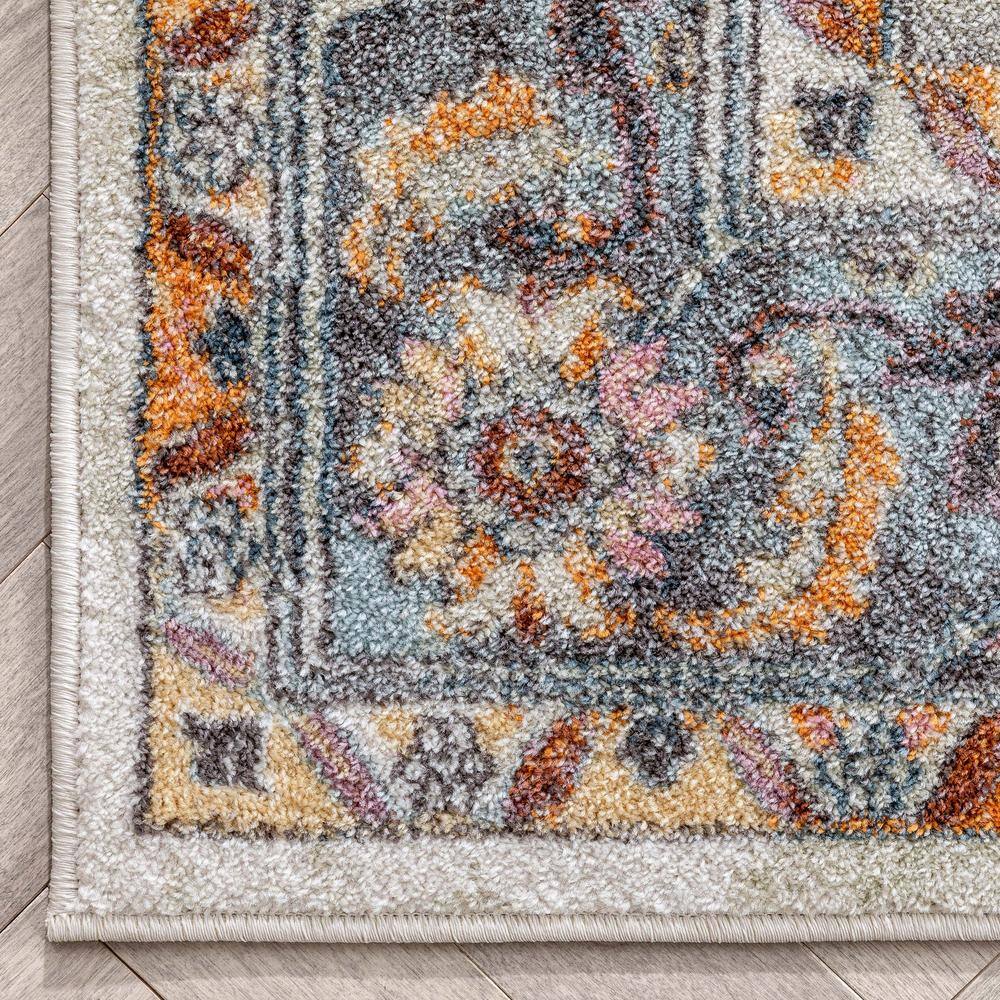 Vintage Bohemian Multicolor Synthetic 5' x 7' Area Rug