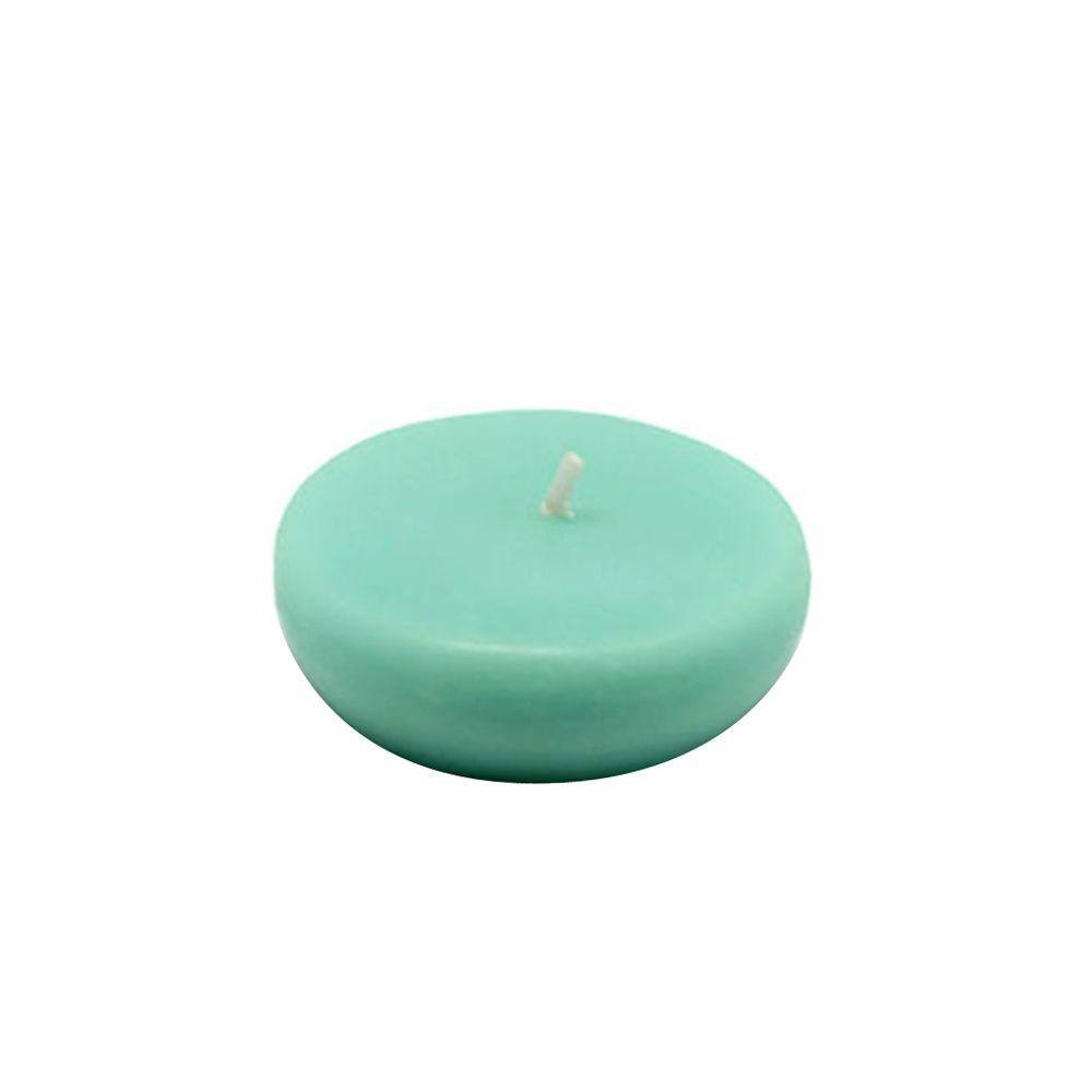 UPC 858620002771 product image for Zest Candle 2.25 in. Aqua Floating Candles (Box of 24), Blue | upcitemdb.com