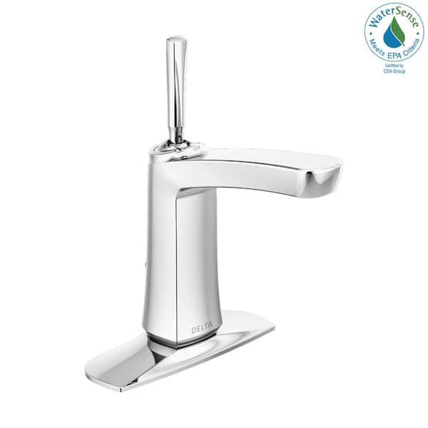 Delta Vesna Single Handle Single Hole Bathroom Faucet in Chrome