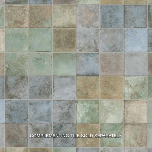 Merola Tile Kings Etna Sage 13 -1/8 in x 13 -1/8 in. Ceramic Floor and Wall Tile Merola Tile Kings Etna Sage 13 -1/8 in x 13 -1/8 in. Ceramic Floor and Wall Tile