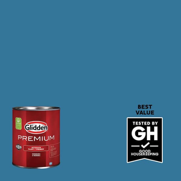 Glidden Premium 1 qt. PPG1157-6 Cosmic Dust Flat Interior Latex Paint