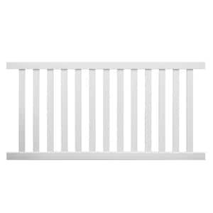 Weatherables Captiva 4 ft. H x 6 ft. W White Vinyl Pool Fence Panel