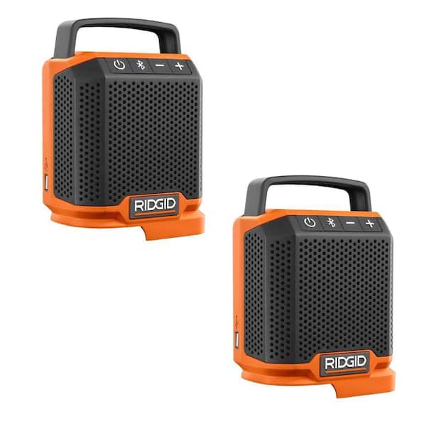 18V Cordless Speaker with Bluetooth Wireless Technology 2-Pack (Tools only)