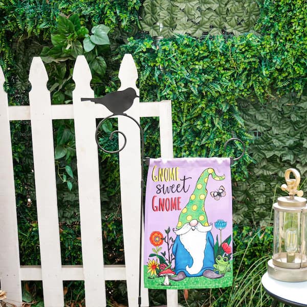 Alpine Corporation 45 in. Tall Bird Silhouette Garden Flag Holder