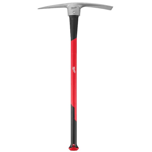 Milwaukee 5lb Pick Mattock with 36 in. Fiberglass Handle 48-22