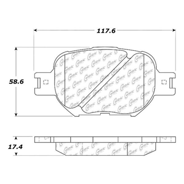 Centric Parts Disc Brake Pad Set