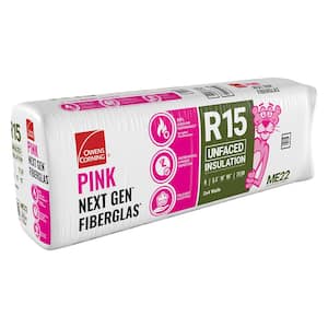 Owens Corning R 13 Kraft Faced Fiberglass Insulation Batt 15 in. x