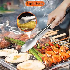 Pelle Multi-usages Inox Onlyfire - 19x18 Cm, Manche Résistant à La Chaleur, Pour Plancha, Barbecue, Teppanyaki
