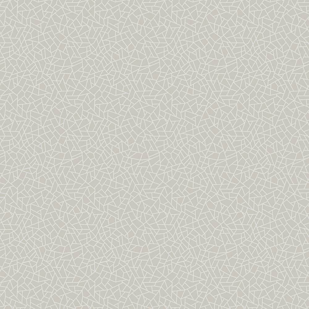 Metallic Fx Silver and Gray Geometric Shards Non-Woven Wallpaper Sample