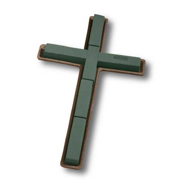 Oasis 20 in. Floral Foam Mache Backed Cross (Pack of 2)