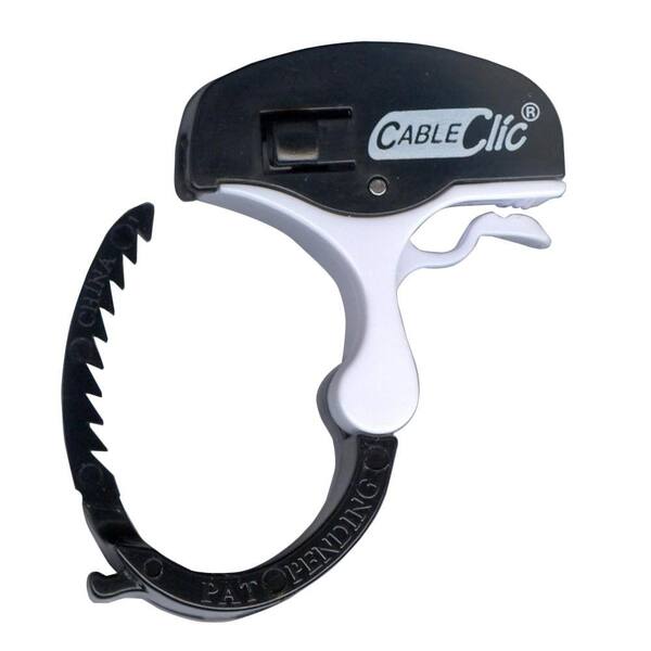 CABLE CLIC Mini Cable Clic Black/White KN0510U The Home Depot