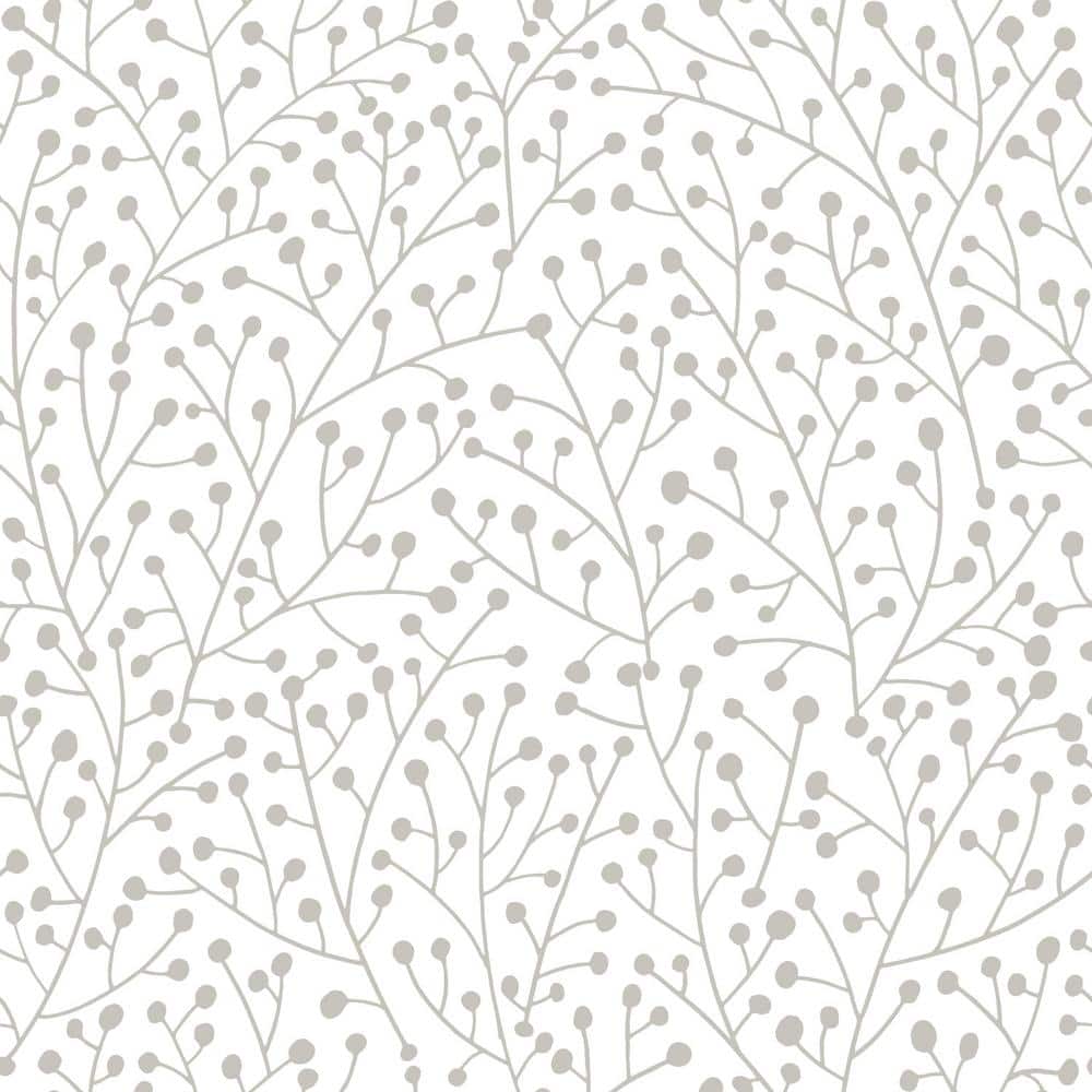 Cat Coquillette Berry Branches Brown Vinyl Peel and Stick Matte Wallpaper 30.75 sq. ft. price history on PriceWatchPro