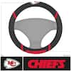 FANMATS NFL - Green Bay Packers Embroidered Steering Wheel Cover in Black -  15in. Diameter 21528 - The Home Depot