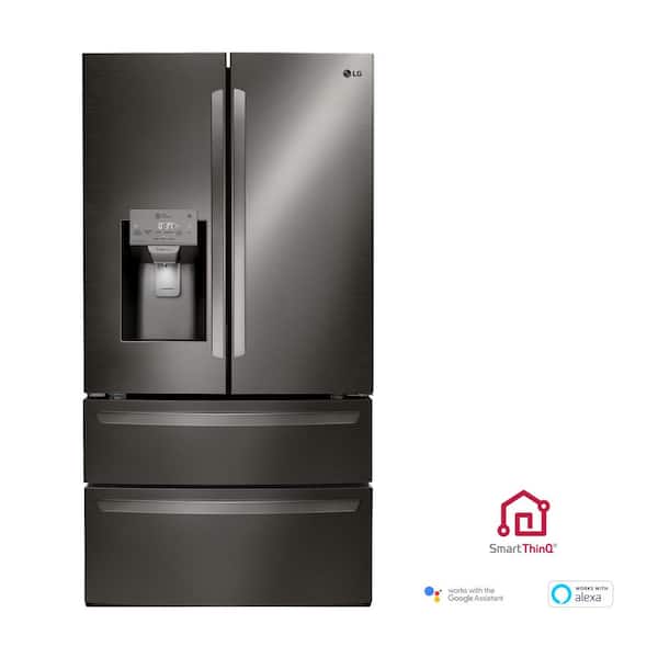 LMXS28626D LG 36 27.8 cu. ft. Capacity 4 Door French Door Refrigerator  with Slim SpacePlus Ice