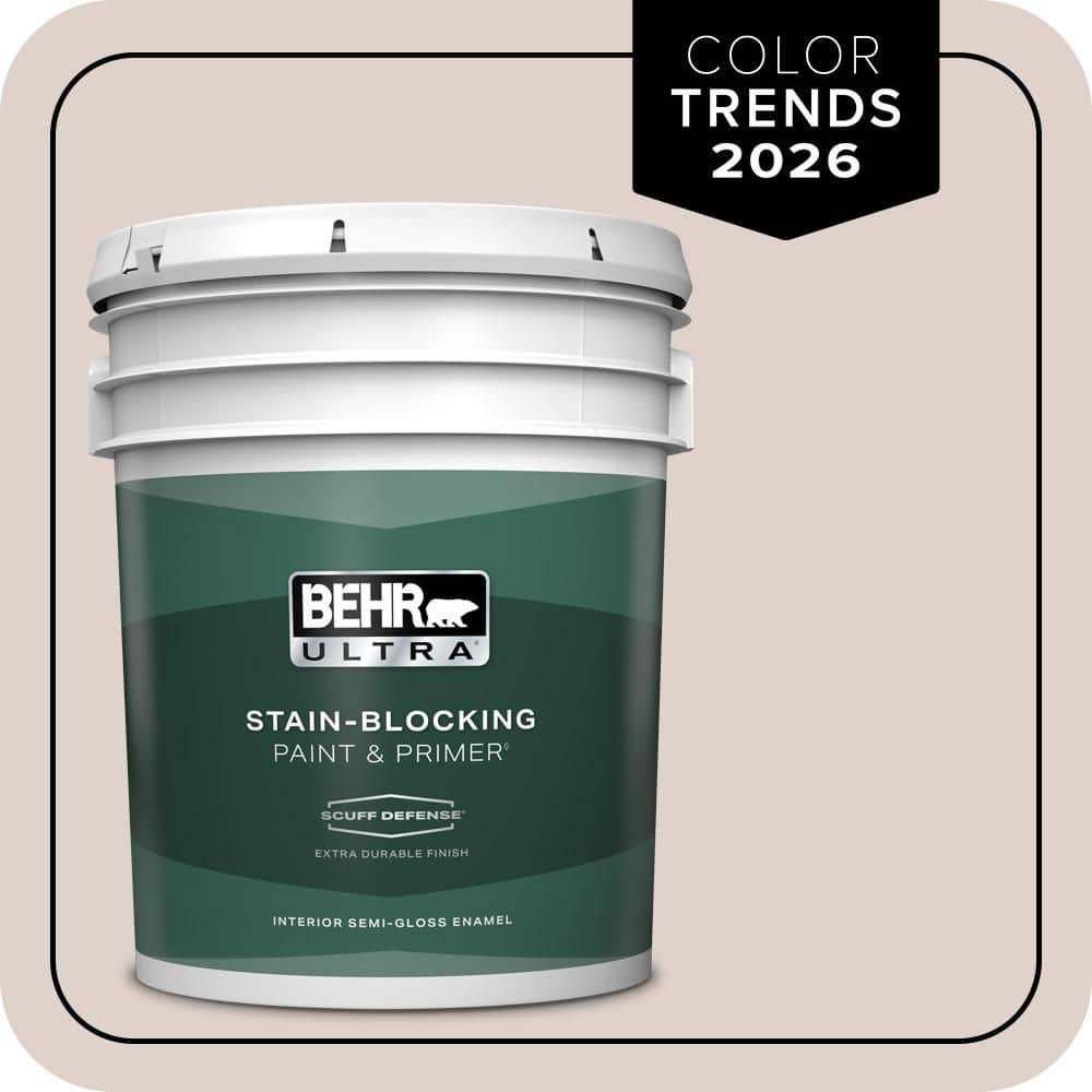 5 gal. #N150-1 Mocha Ice Extra Durable Semi-Gloss Enamel Interior Paint & Primer price history on PriceWatchPro