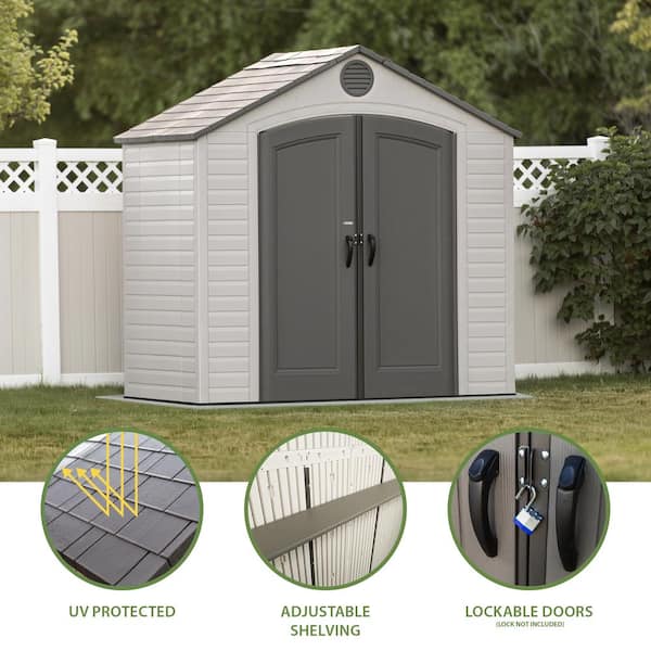 Lifetime Resin Outdoor Storage Shed – ShopEZ USA
