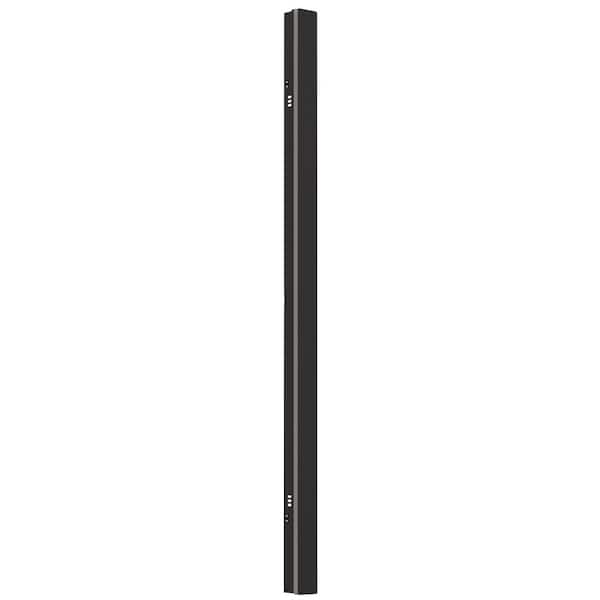 39 in. 30-Watt Black Outdoor Linear Waterproof 3000/4500/6000K Integrated LED Wall Lantern Sconce