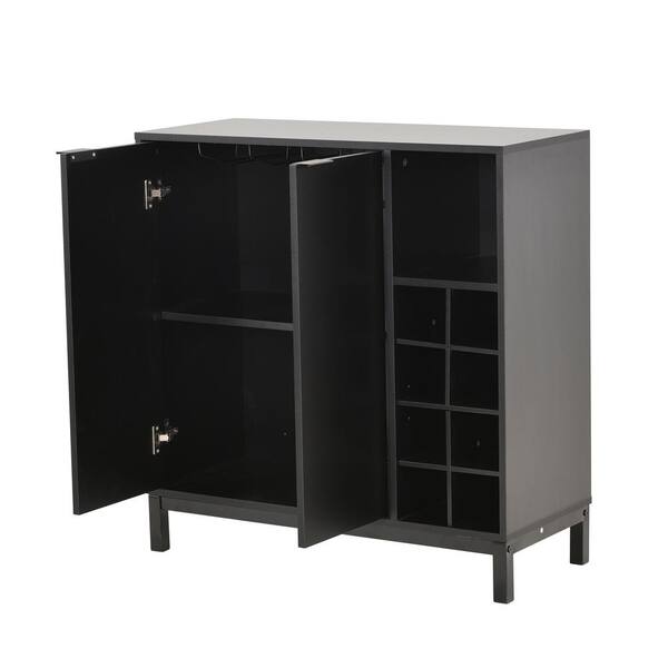 Vietti bar cabinet black hot sale