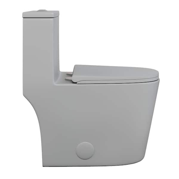 Swiss Madison Dreux 1-Piece Elongated Dual Flush Toilet in Matte