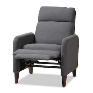 Casanova Gray Fabric Upholstered Recliner