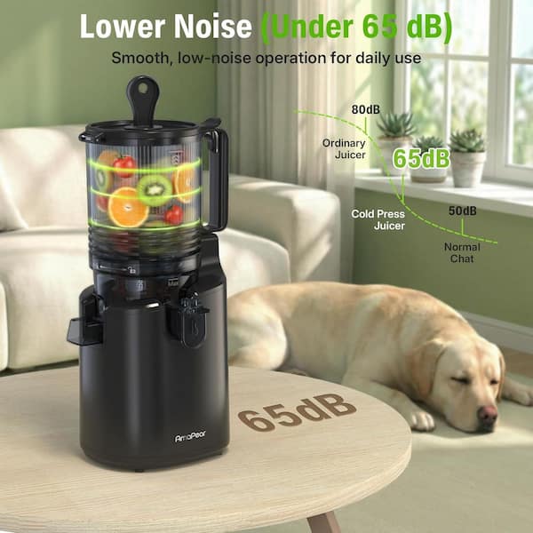 BearCer'ju TONIC ESSENCE II 3本セット Anybear Cold Press Juicer, 200W Masticating Slow Juicer 4.3 in