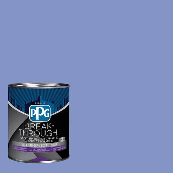 1 qt. PPG1245-5 Blue Hyacinth Satin Door, Trim & Cabinet Paint