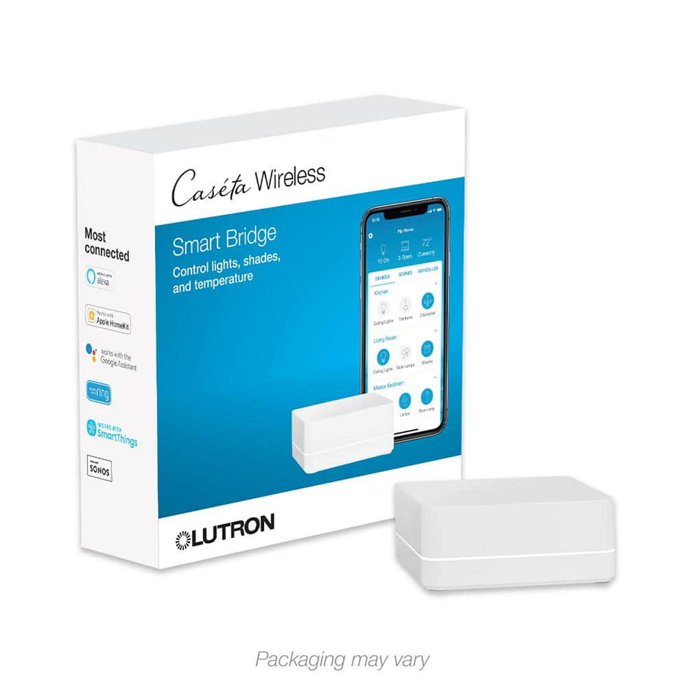 Lutron Caseta Smart Hub (L-BDG2-WH) L-BDG2-WH - The Home Depot