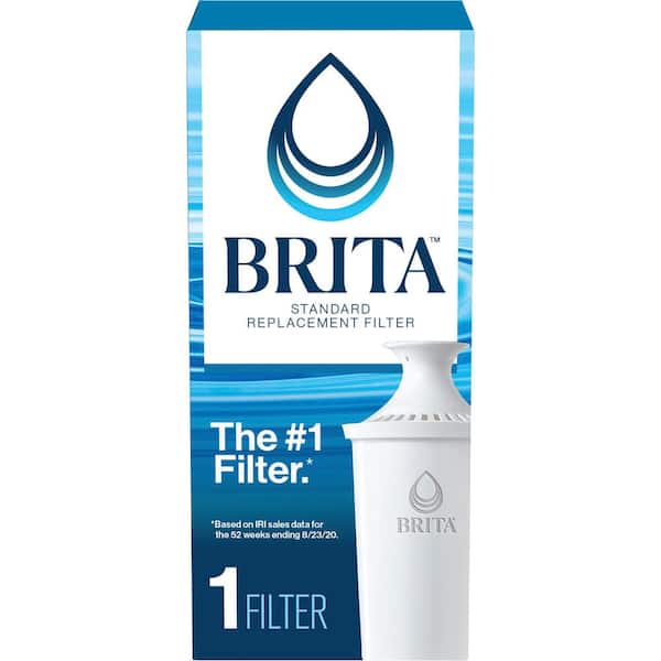 Brita Replacement Water Filter Cartridge for Water Pitcher and Dispensers, BPA Free