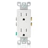Decora 15 Amp Tamper-Resistant Duplex Outlet, White (10-Pack)