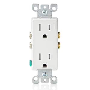 Lutron CAR-15-UBTR-WH 15Amp Tamper Resistant USB Receptacle in White Gloss Finish 