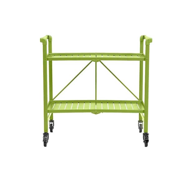 Cosco Smartfold Apple Green Serving Cart