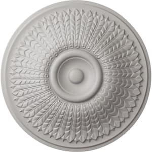 23-1/2 in. x 3-1/2 in. Modena Urethane Ceiling Medallion (Fits Canopies upto 5-1/4 in.) Hand-Painted Ultra Pure White