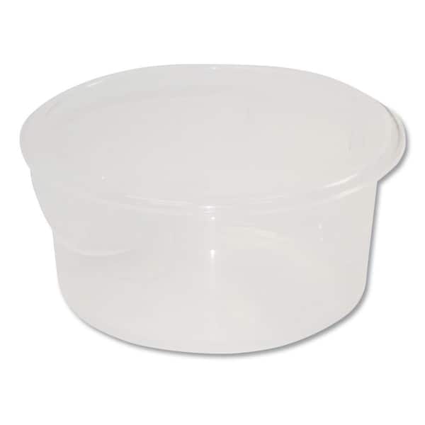 Rubbermaid Commercial Products 2 qt. Clear Round Storage Container