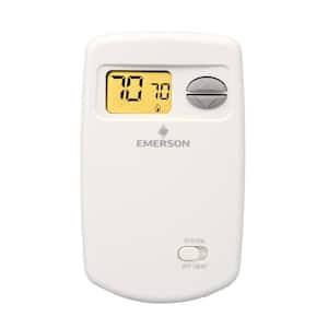 CADET TH106 Programmable Digital Thermostat, 120/240/208V, White 