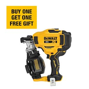 DEWALT 20V MAX 15 Degree Electric Cordless Roofing Nailer Tool Only DCN45RNB The Home Depot