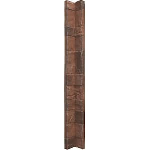 3 in. x 3 in. York Town Composite Universal Inside Corner for StoneWall Faux Stone Siding Panels