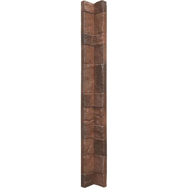 3 in. x 3 in. York Town Composite Universal Inside Corner for StoneWall Faux Stone Siding Panels