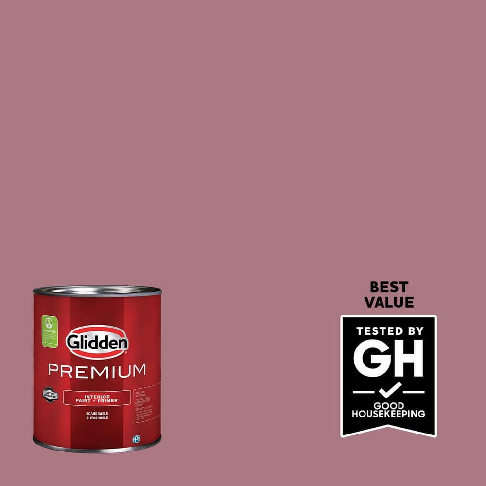Glidden Premium 1 qt. PPG1049-5 Mauve Madness Eggshell Interior