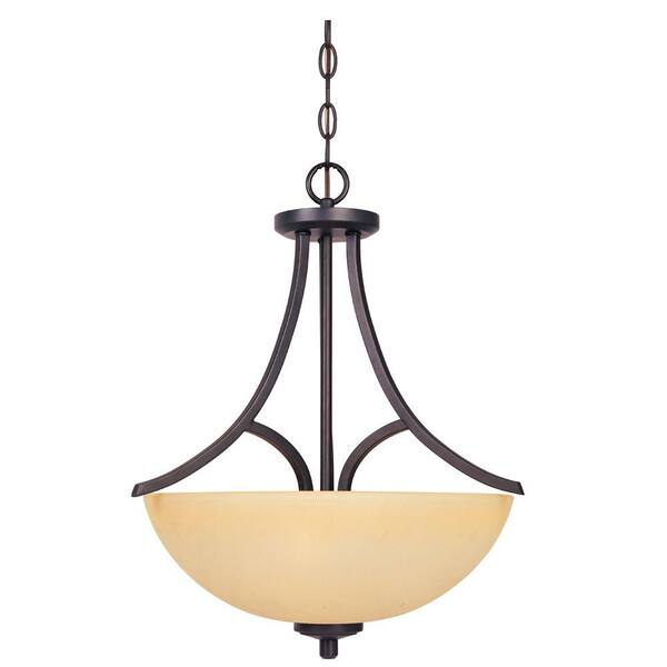 Designers Fountain Seville 3-Light Oil Rubbed Bronze Interior Incandescent Pendant