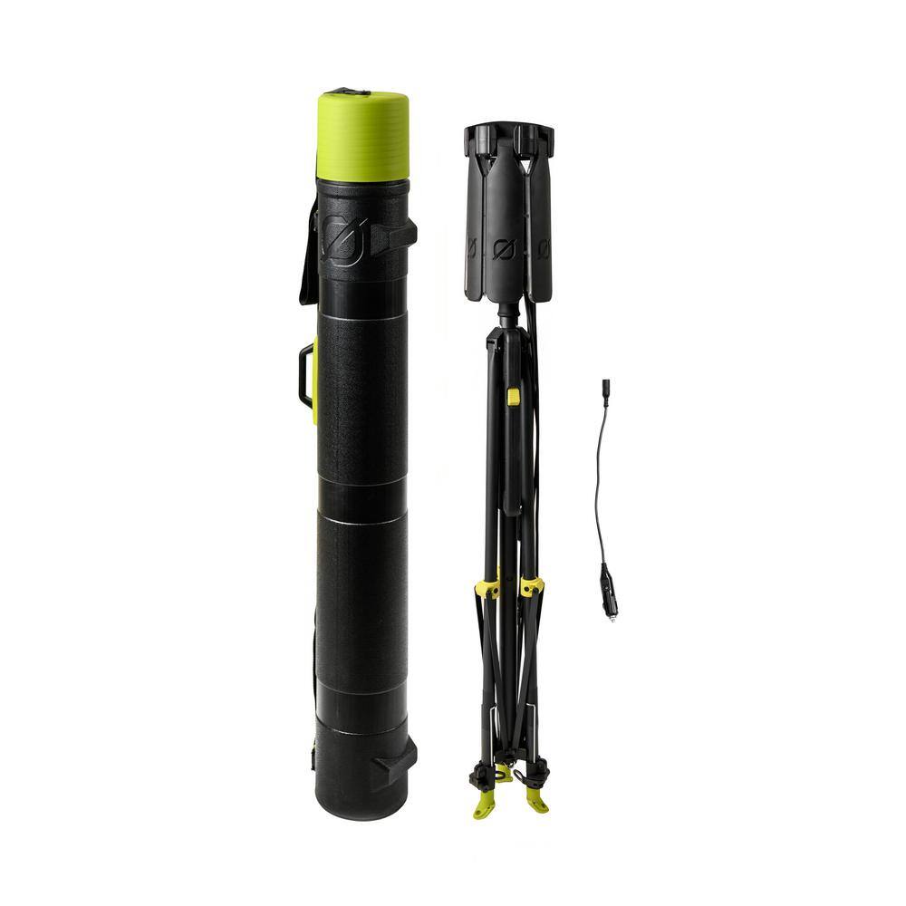 Adjustable Black Steel Portable LED Area Light with 6000 Lumens