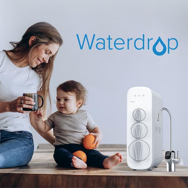 Waterdrop Tankless 3-Stage Under-Sink Reverse Osmosis Water Filtration System with 400 GPD Membrane NSF Certified B-WD-G3-W - The Home Depot