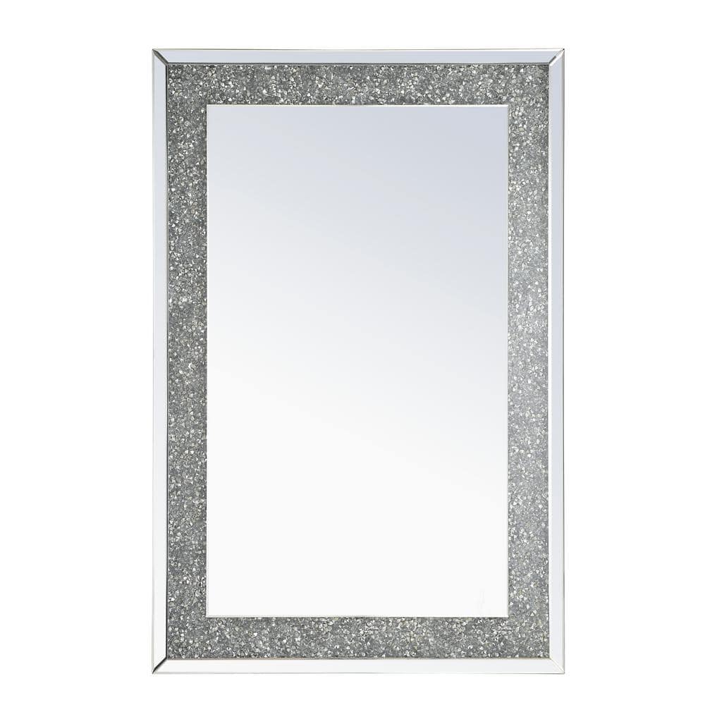 Timeless Home 31.5 in. W x 47 in. H Modern Frameless Rectangle Clear Mirror