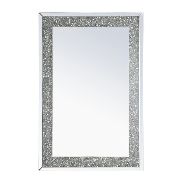 Unbranded Timeless Home 31.5 in. W x 47 in. H Modern Frameless Rectangle Clear Mirror Mirror