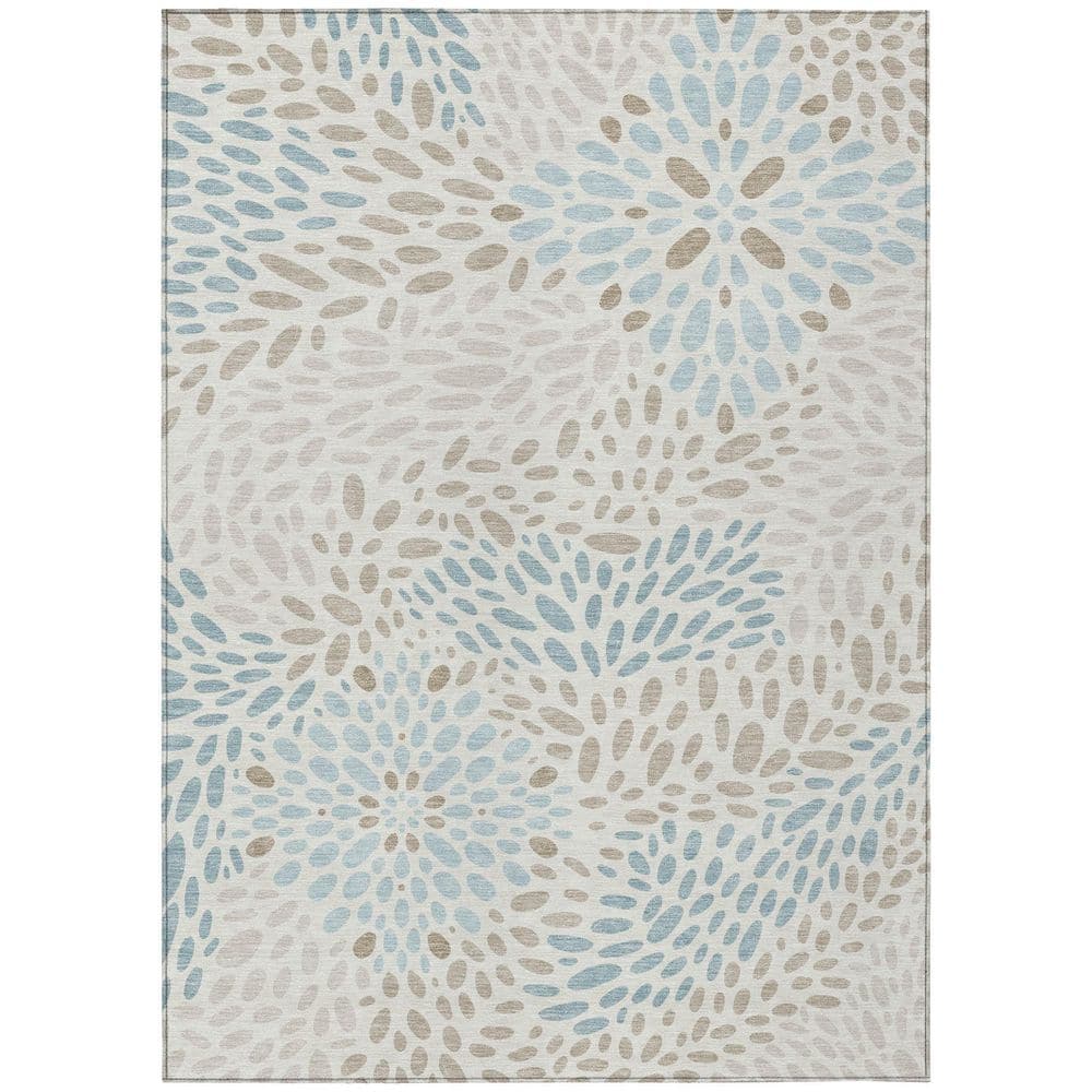 Chantille Machine Washable Indoor/Outdoor Abstract ACN2629 Ivory 3 ft. x 4 ft. Area Rug price history on PriceWatchPro