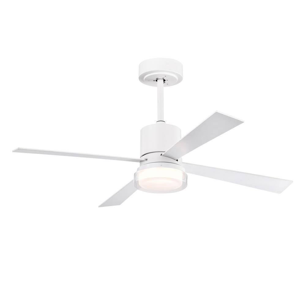 Keazile Hades 48 in. Indoor Chrome Ceiling Fan with Remote Control and