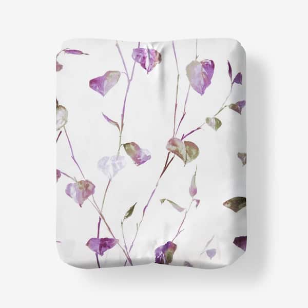The Company Store Legends Hotel Mauve Wrinkle-Free Sateen Twin Fitted Sheet