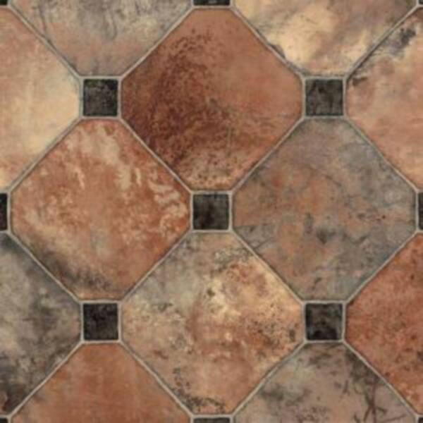 Armstrong Take Home Sample - Chestnut Corner Rust Sundial Vinyl Plank Flooring - 6 in. x 9 in.