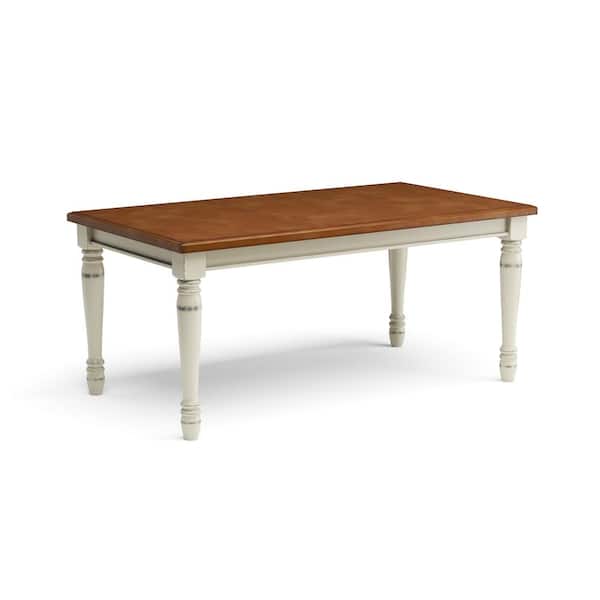 Monarch Rubbed White Dining Table