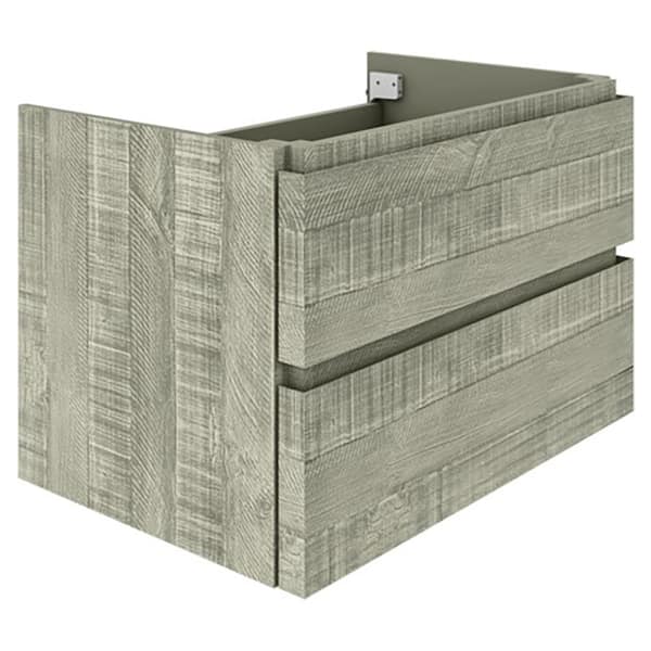 Fresca Formosa 29 in. Wall Mount Floating Single Bath Vanity Cabinet without Top in Sage Gray